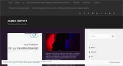 Desktop Screenshot of jamesrovira.com
